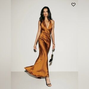 NWOT Reformation Daniela Silk Dress